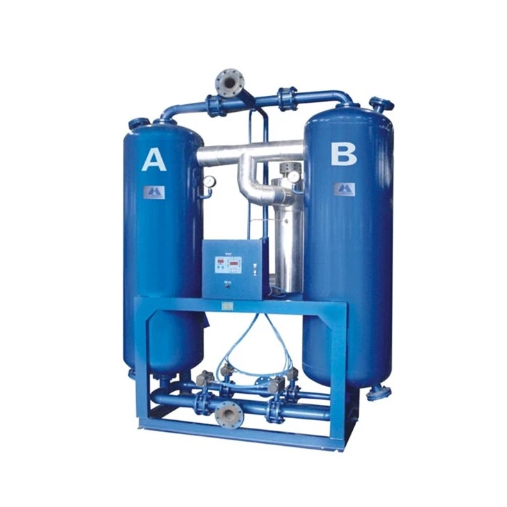 Air-Cooled Heatless Desiccant Air Dryer สำหรับเครื่องอัดอากาศ
